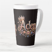 Adam Crown Custom Kaffeetasse Milchtasse (Rechte Ecke)