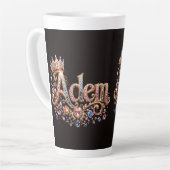 Adam Crown Custom Kaffeetasse Milchtasse (Linke Ecke)
