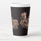 Adam Crown Custom Kaffeetasse Milchtasse (Vorderseite)