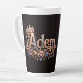 Adam Crown Custom-Lattee-Tasse Milchtasse (Linke Ecke)