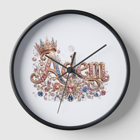 Adam Crown Dekorative Wanduhr (Vorderseite)