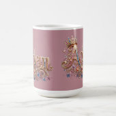 Adam Crown Dekorative Wanduhr Kaffeetasse (Mittel)