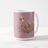 Adam Crown Dekorative Wanduhr Kaffeetasse (VorderseiteRechts)
