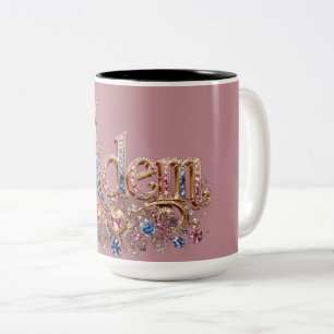 Adam Crown Dekorative Wanduhr Zweifarbige Tasse