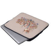 Adam Crown Design Laptopschutzhülle (Vorne Knopf)