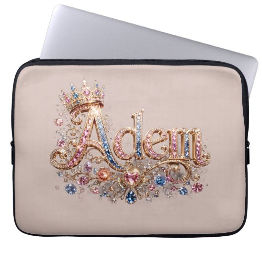 Adam Crown Design Laptopschutzhülle (Vorderseite)