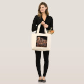 Adam Crown Sparkle-Tasche Jumbo Stoffbeutel (Vorderseite (Model))