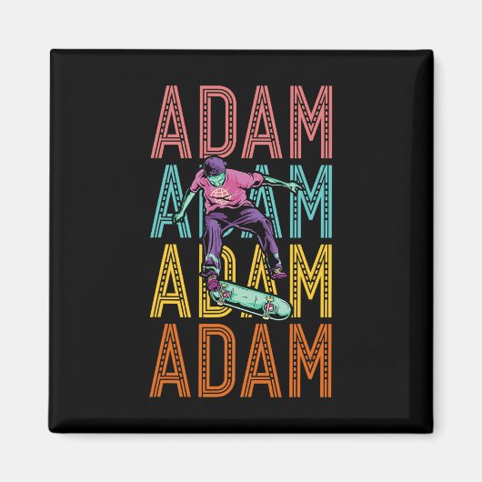 Adam Custom Skateboarding Hob Magnet (Vorne)