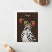 Adam danke Ihnen eine Flachkarte Mitteilungskarte (Vorderseite/Rückseite Beispiel)