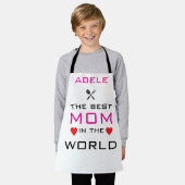 Adam die beste Mutter der Welt weiß Schürze (Getragen)