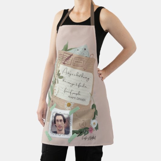 Adam Driver "Schauspiel" Quote All-over Print Schü Schürze (InSitu)