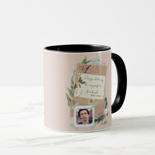 Adam Driver "Schauspiel" Quotierungs-Tasse Tasse (VorderseiteRechts)