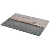 Adam E. Cornelius Glasschneidbrett Schneidebrett (Ecke)