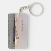 Adam E. Cornelius-Rechteck-Schlüsselkette Schlüsselanhänger (Rückseite)