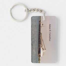 Adam E. Cornelius-Rechteck-Schlüsselkette Schlüsselanhänger