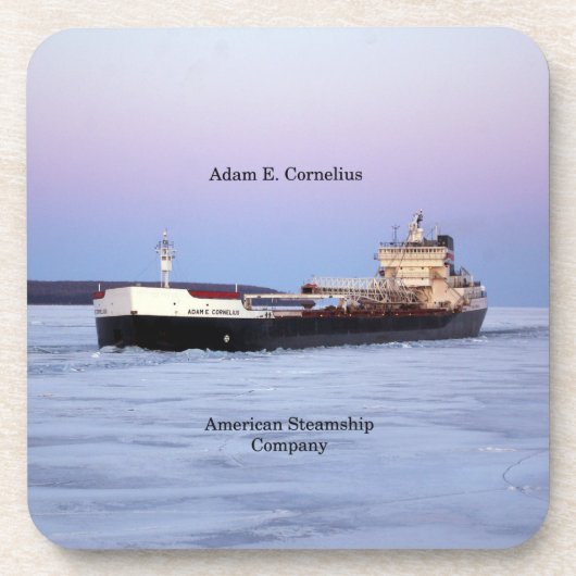 Adam E. Cornelius Set von 6 Untersetzer aus Kunsts (Vorderseite)