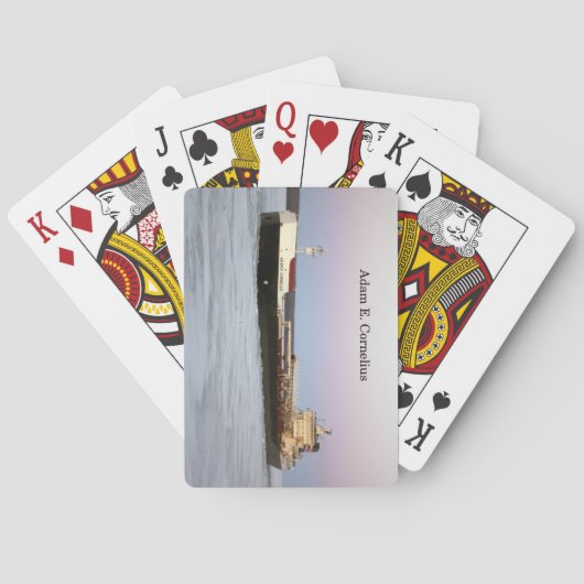 Adam E. Cornelius spielt Karten Spielkarten (Rückseite)