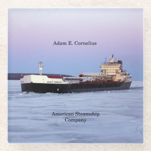 Adam E. Cornelius Untersetzer (Vorderseite)