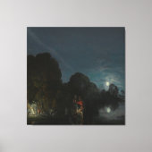 Adam Elsheimer Die Erholung über den Flug nach Ägy Leinwanddruck (Vorderseite)