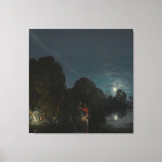Adam Elsheimer Die Erholung über den Flug nach Ägy Leinwanddruck