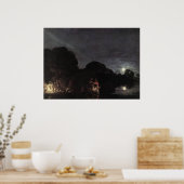 Adam Elsheimer Flug nach Ägypten Poster (Küche)