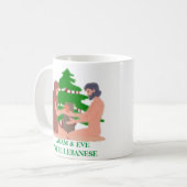 Adam & Eva waren libanesischer Becher Kaffeetasse (Vorderseite Links)