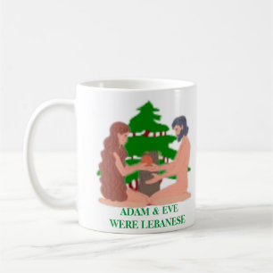 Adam & Eva waren libanesischer Becher Kaffeetasse