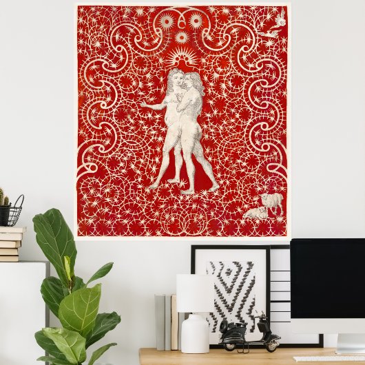 Adam & Eve Poster (Heimbüro)