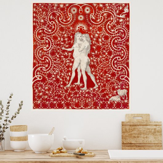 Adam & Eve Poster (Küche)