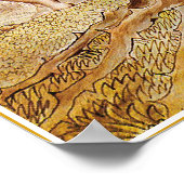 Adam, Eve & Serpent im Garten von Eden von Blake Poster (Ecke)