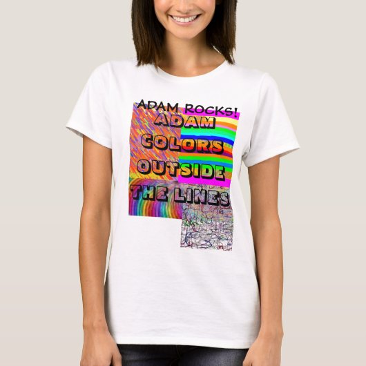 Adam-Felsen! T-Shirt (Vorderseite)