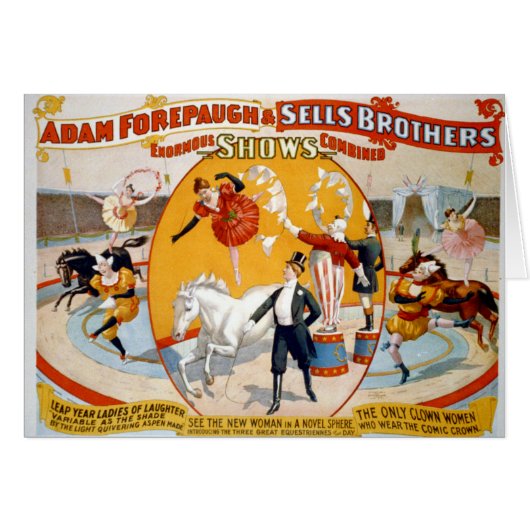 Adam Forepaugh & Sells Brothers (Vorderseite (Horizontal))