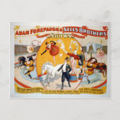 Adam Forepaugh & Sells Brothers Postkarte (Vorderseite)