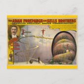 Adam Forepaugh und verkauft Brothers Circus Poster Postkarte (Vorderseite)