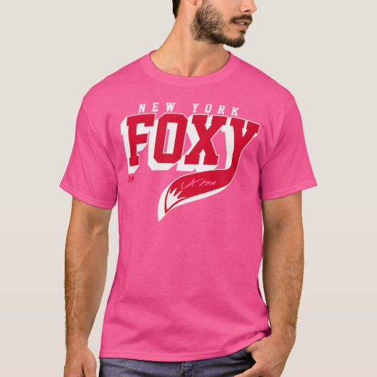 Adam Fox Foxy New York Hockey T-Shirt (Vorderseite)