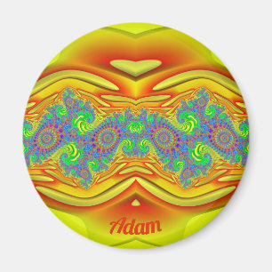 ADAM ~ Gelb, Orange und Blau ~ Atemberaubende Gest Magnet