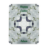 ADAM ~ Green and Blue Oaster ~ Kartenmagnet ~ Magnet (Vertikal)