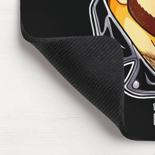 Adam Likes Leather Hat Mousepad (Ecke)