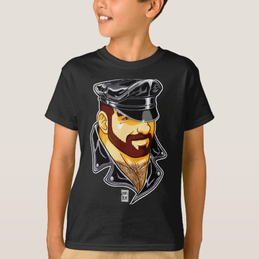 Adam Likes Leather Hat  T-Shirt (Vorderseite)