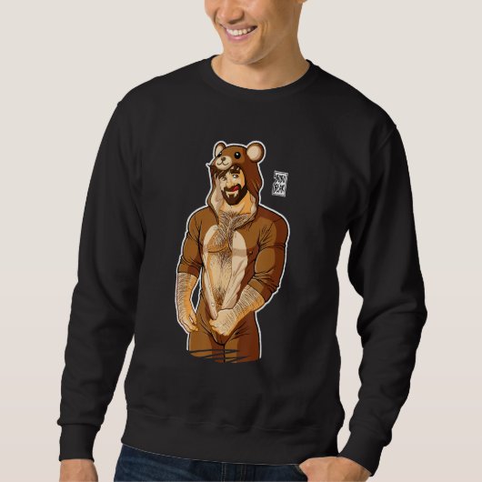 Adam Likes Teddy Bears Sweatshirt (Vorderseite)