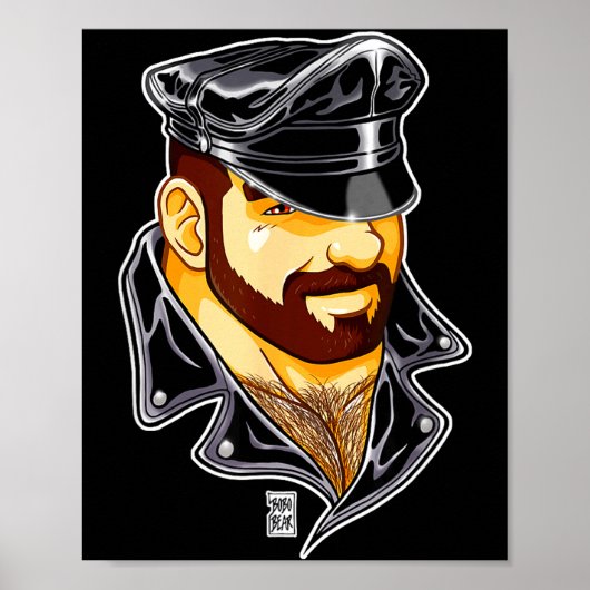 Adam mag Lederhut Poster (Vorne)