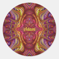 ADAM ~ mehrfarbiges Fraktal Design ~