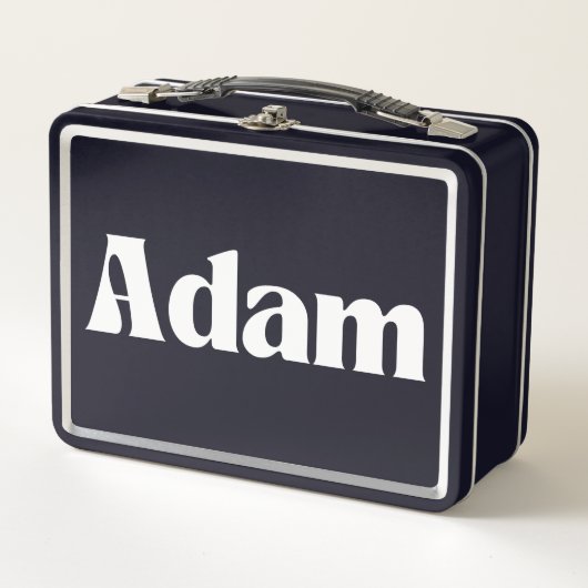 Adam Metall Brotdose (Vorderseite)