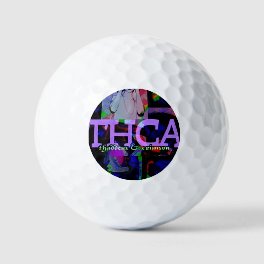 Adam Moyer Original "THCA" Selten Golfball (Vorderseite)