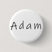 Adam name, für Adam Button (Vorderseite)
