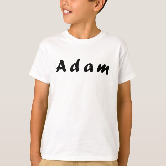 Adam name, für Adam T-Shirt (Vorderseite)