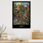 Adam Parsons ART - Zeiten der Rhymes - Poster (Küche)