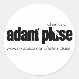 Adam Pluse - Aufkleber