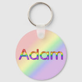 Adam - Regenbogen - Schlüsselanhänger - 003 (Vorderseite)