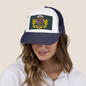 Adam Scottish Tartan & Abzeichen Trucker Hat Truckerkappe (Beispiel)